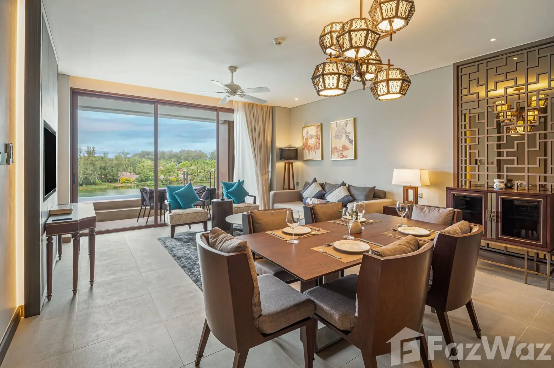 2 спальни Кондо в аренду в Angsana Oceanview Residences