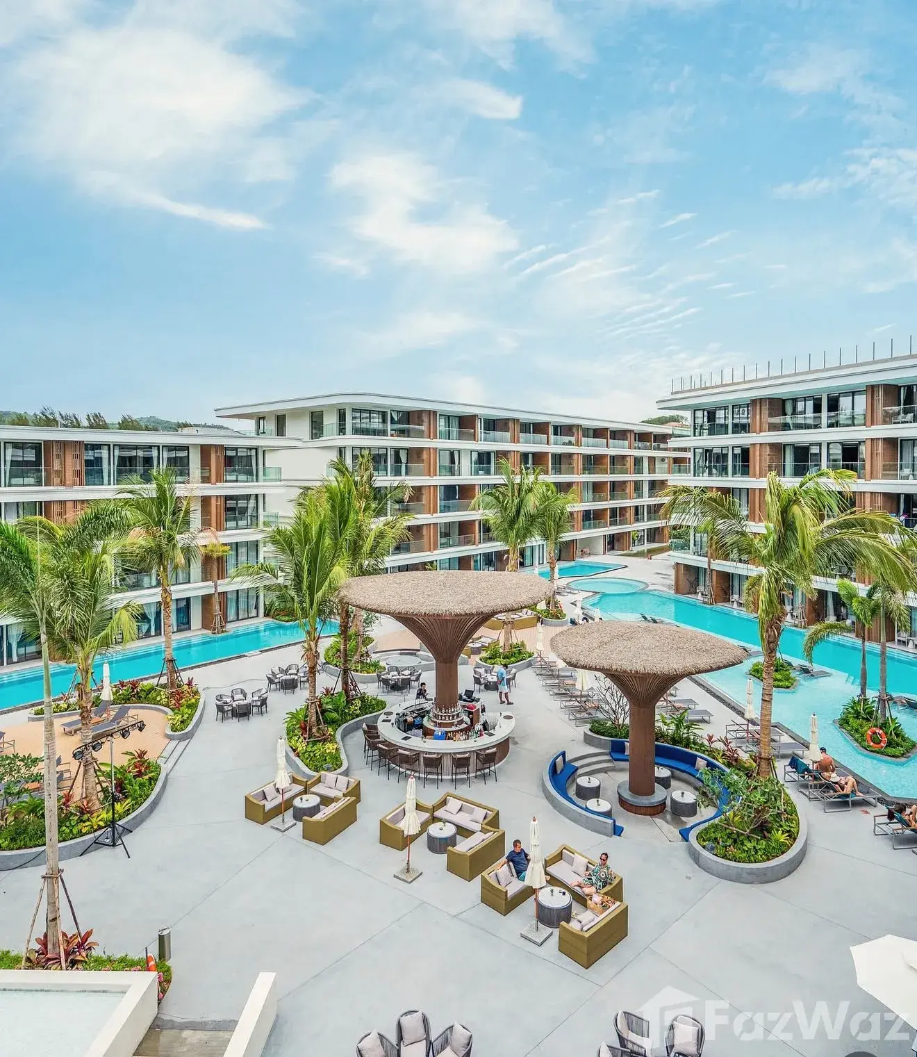 2 спальни Кондо в аренду в Kora Beach Resort Phuket