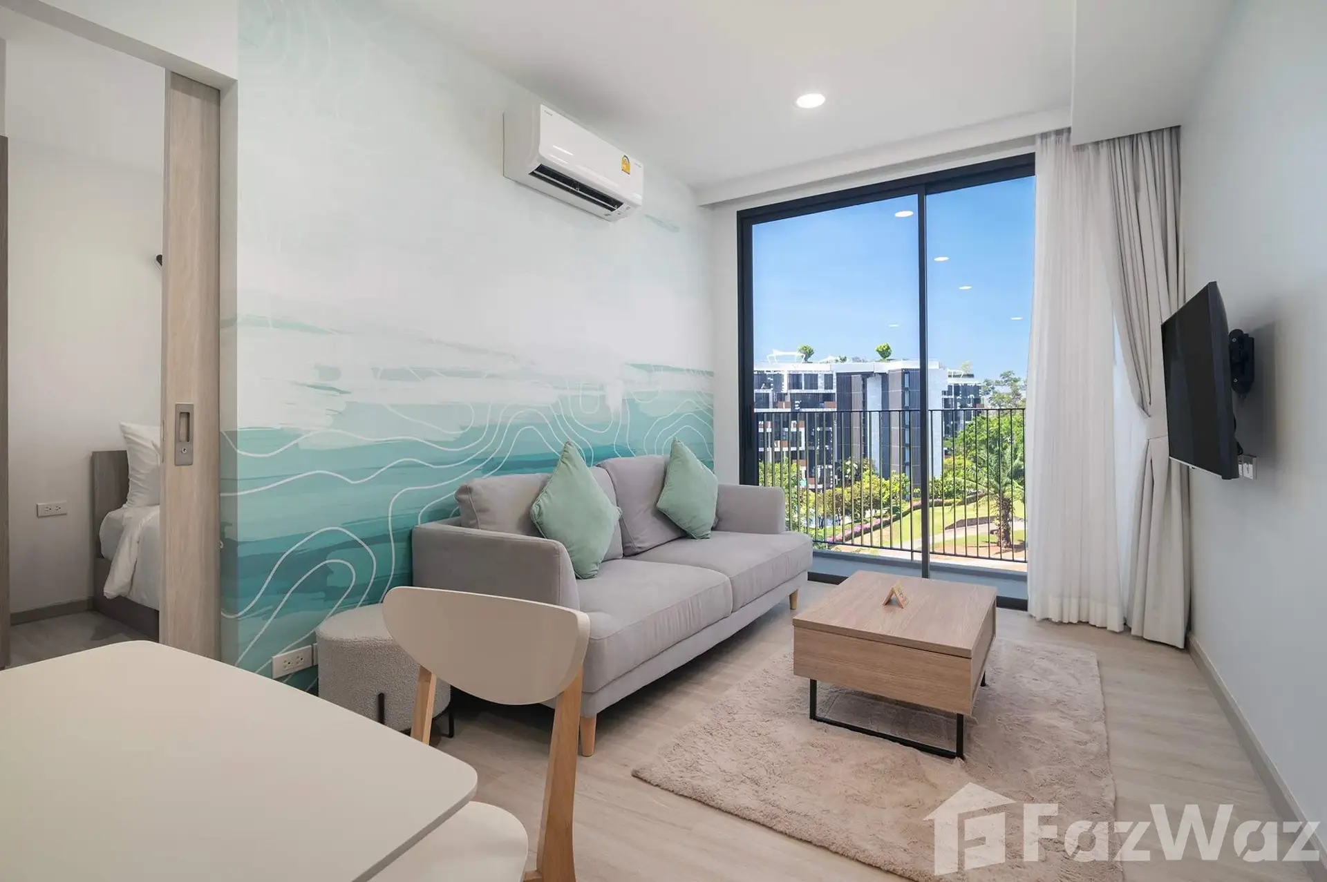 2 спальни Кондо в аренду в Skypark Aurora Laguna Phuket