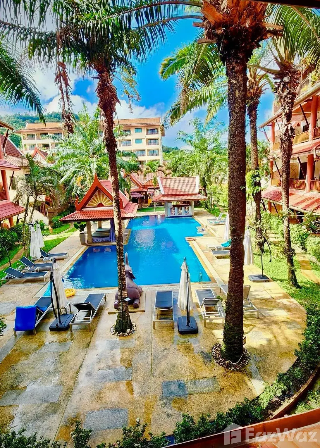 شقة 2 غرف نوم للإيجار في Sai Rougn Residence