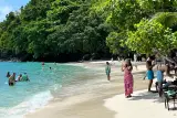 Katamaran ke pulau Coral dan Racha dengan bufet dan matahari terbenam di Promtepa, foto 3