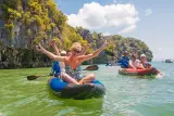 Pulau James Bond dan Hong dengan Bot Laju dengan Kanu, foto 3