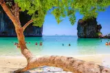 Pulau Hong, Lao Lading dan Yao Yai dengan kanu dan perkampungan nelayan, foto 2