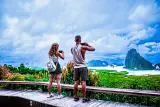 Teluk Phang Nga secara individu: Samet Nangshe, Pulau James Bond dan kampung air, foto 1