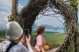 Teluk Phang Nga dengan bot Thai: Samet Nangshe, Khong dan gua dengan lampu suluh, foto 1