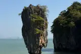 Teluk Phang Nga dengan bot Thai: Samet Nangshe, Khong dan gua dengan lampu suluh, foto 3
