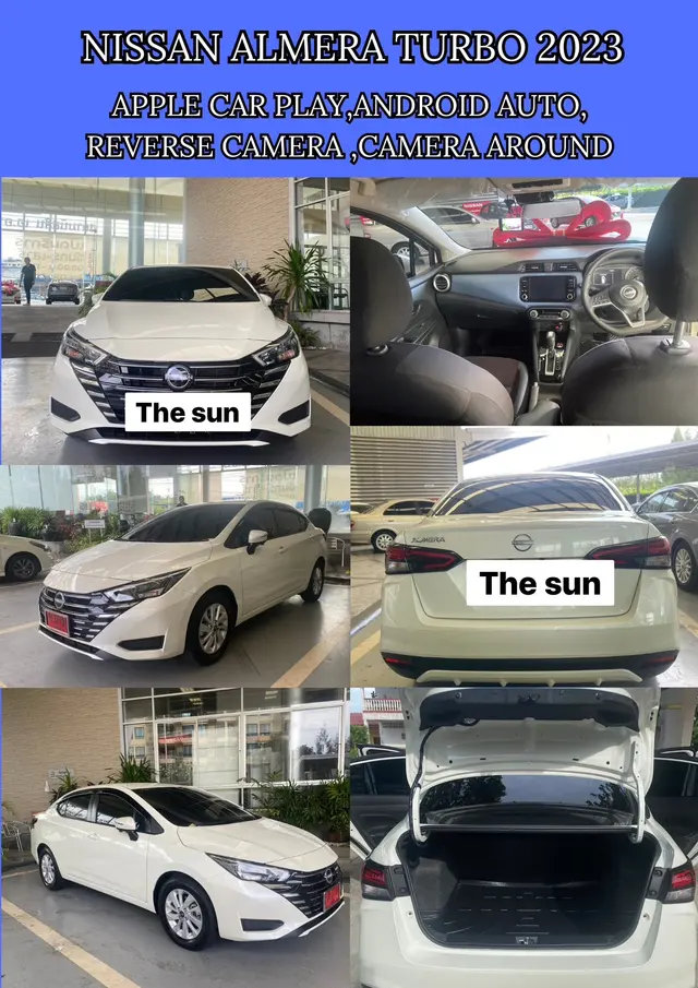 Nissan Almera Turbo 2023 (Grey/White)