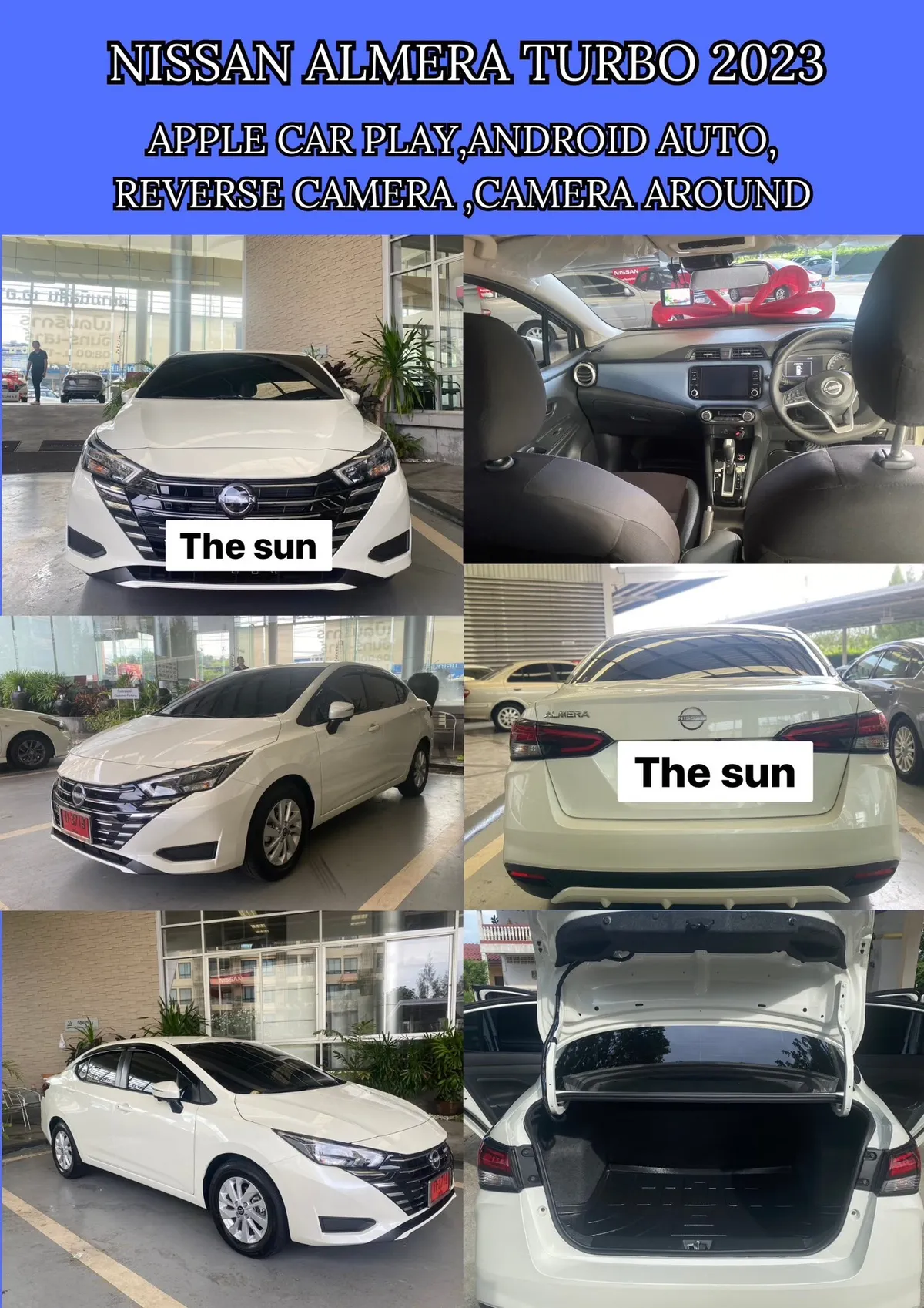 Nissan Almera Turbo 2023 (Grey/White)