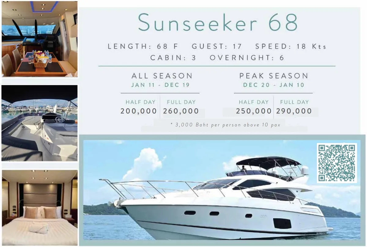 Суперяхта Sunseeker 68