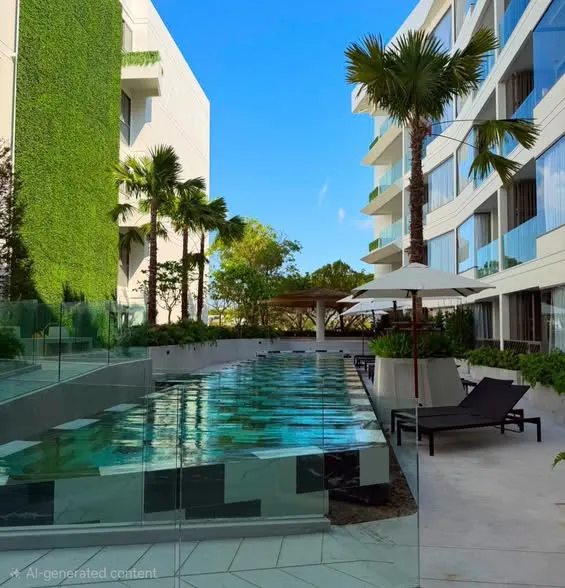 Pangsapuri 1 bilik dengan keluasan 50 sq.m. di kompleks The Aqua di Boat Avenue