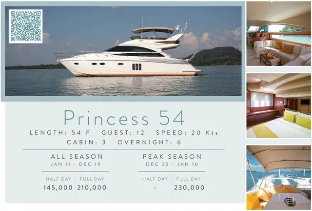 เรือยอชท์หรู Princess 54