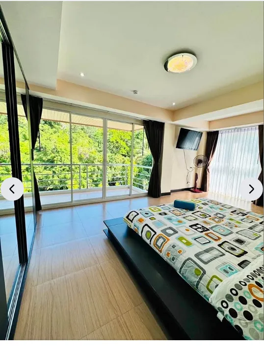 Apartmen dengan 2 bilik tidur dan 1 bilik mandi