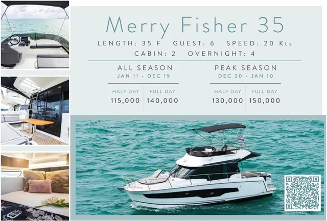 Моторная яхта Merry Fisher 35