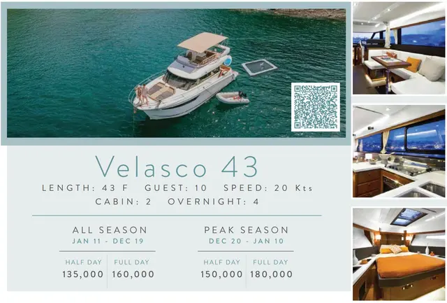 Моторная яхта Velasco 43